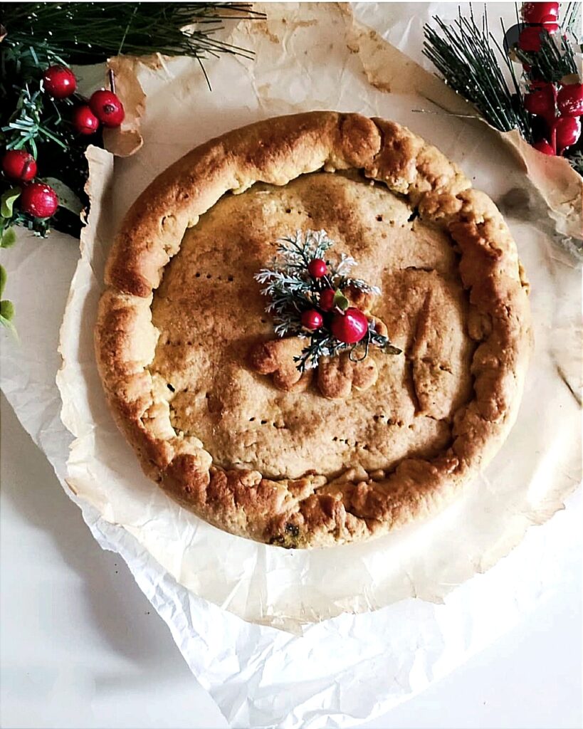 La Cucina delle Feste: tradizioni e ricette. Calzone Pugliese riempito di Cime di Rape